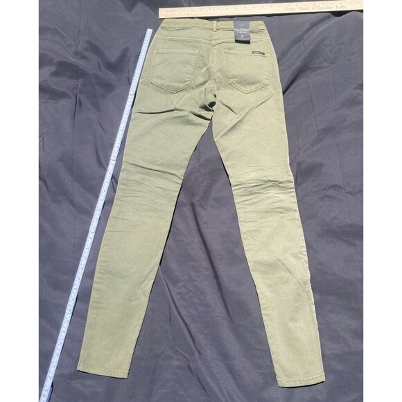 Maison‎ Scotch La Femme Selon Marie Skinny Fit Olive Jeans Waist 25 - Picture 4 of 4